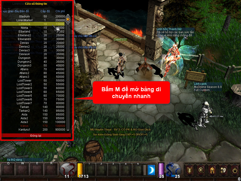 Chức năng chính của Game MU Anh Em Chức năng chính của Game MU Anh Em